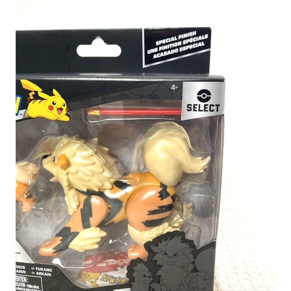 Pokemon Select Evolution Multipack Growlithe and Arcanine Battle Figures Orange - Picture 4 of 10
